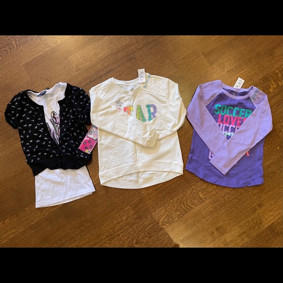 All NWT 10 pcs girls Sz 7 8 dress denim jacket top - Picture 4 of 5